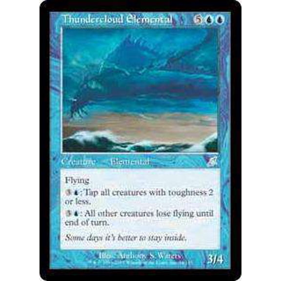 MtG Scourge Uncommon Thundercloud Elemental #54