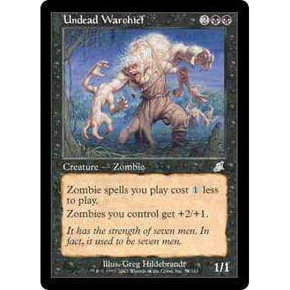 MtG Scourge Uncommon Undead Warchief (Foil) #78