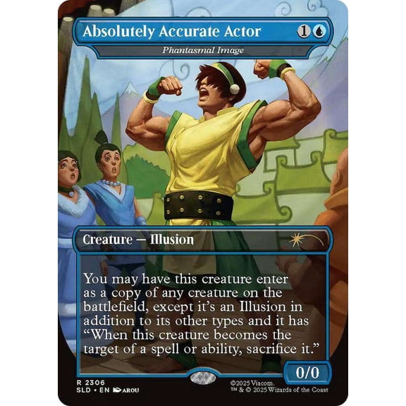 MtG Secret Lair Drop Mythic Rare Absolutely Accurate Actor - Phantasmal Image #2306