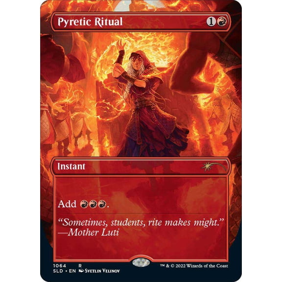 MtG Secret Lair Drop Series Common Pyretic Ritual #1064