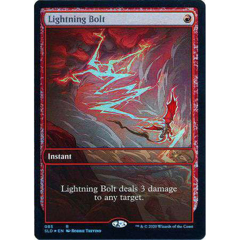 MtG Secret Lair Drop Series Uncommon Lightning Bolt (Foil MtG Secret Lair Drop Series Uncommon Lightning Bolt (Foil