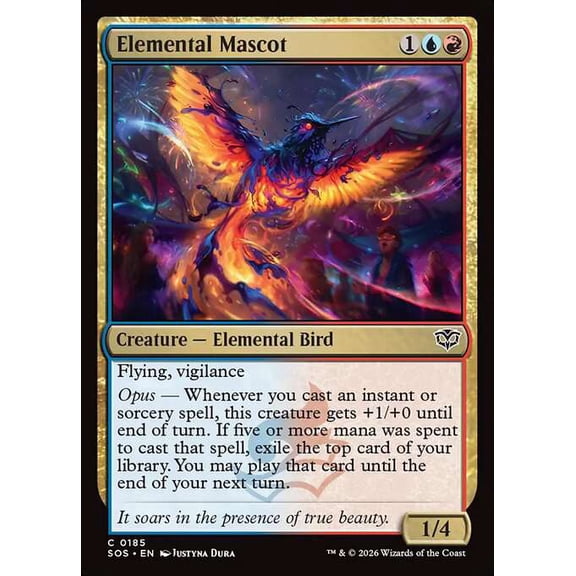 MtG Secrets of Strixhaven Common Elemental Mascot #185
