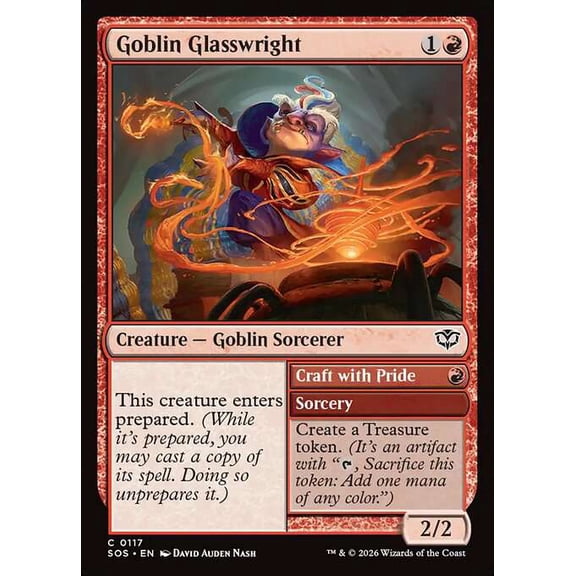 MtG Secrets of Strixhaven Common Goblin Glasswright // Craft with Pride #117