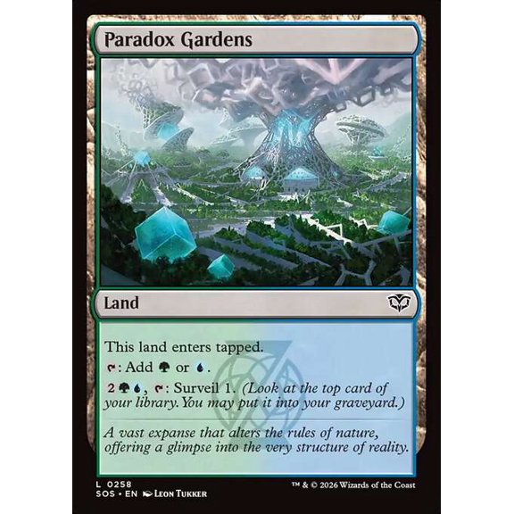 MtG Secrets of Strixhaven Common Paradox Gardens #258