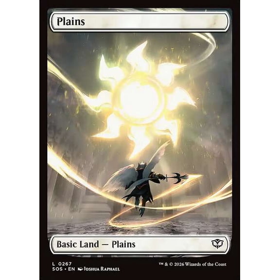 MtG Secrets of Strixhaven Common Plains [Full Art] #267