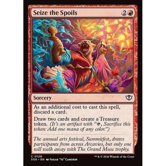 MtG Secrets of Strixhaven Common Seize the Spoils #129