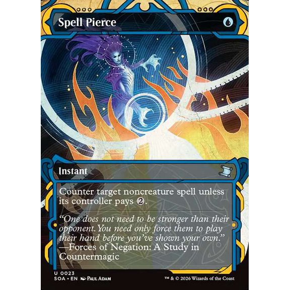 MtG Secrets of Strixhaven Mystical Archive Uncommon Spell Pierce #23