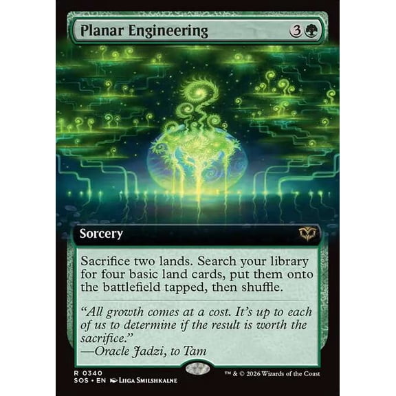 MtG Secrets of Strixhaven Rare Planar Engineering [Extended Art] #340