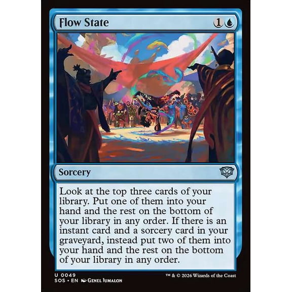 MtG Secrets of Strixhaven Uncommon Flow State #49