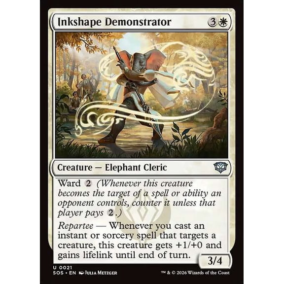 MtG Secrets of Strixhaven Uncommon Inkshape Demonstrator #21