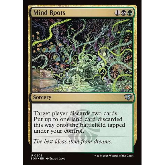 MtG Secrets of Strixhaven Uncommon Mind Roots #203