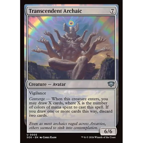 MtG Secrets of Strixhaven Uncommon Transcendent Archaic #5