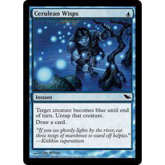 MtG Shadowmoor Common Cerulean Wisps #31