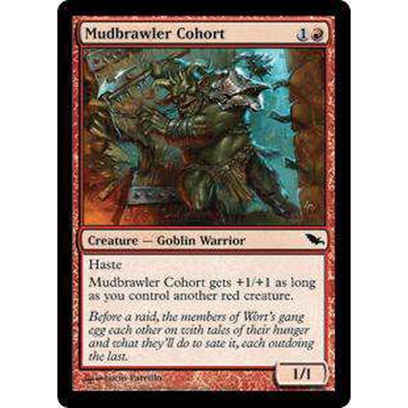 MtG Shadowmoor Common Mudbrawler Cohort #100