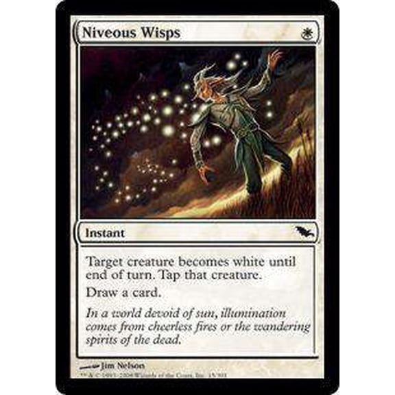 MtG Shadowmoor Common Niveous Wisps #15