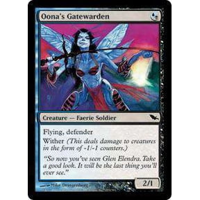 MtG Shadowmoor Common Oona's Gatewarden #173