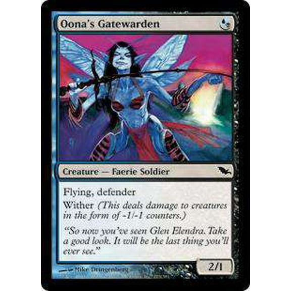MtG Shadowmoor Common Oona's Gatewarden #173