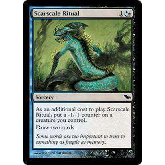 MtG Shadowmoor Common Scarscale Ritual #175