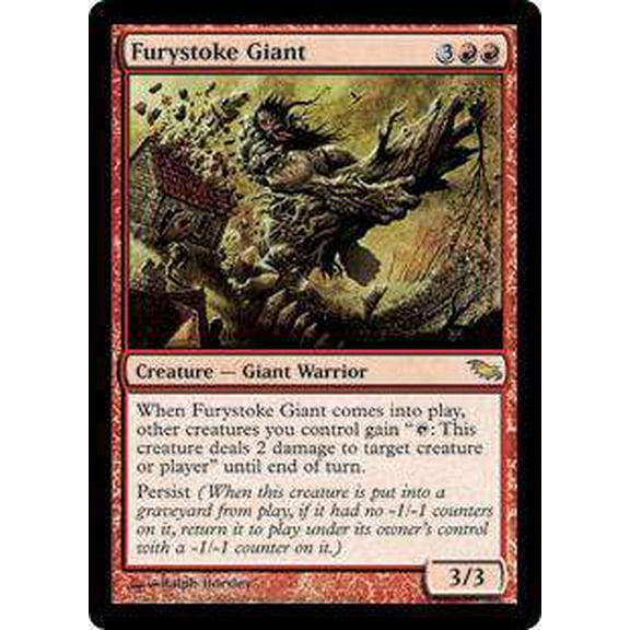 MtG Shadowmoor Rare Furystoke Giant #93