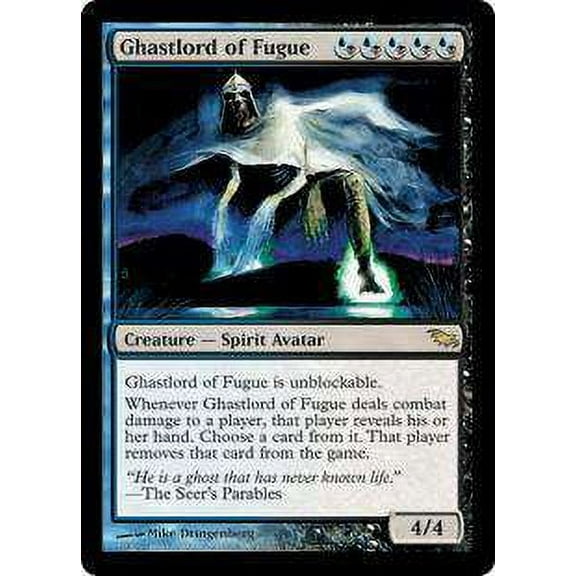 MtG Shadowmoor Rare Ghastlord of Fugue #162
