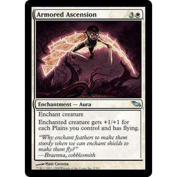 MtG Shadowmoor Uncommon Armored Ascension #2