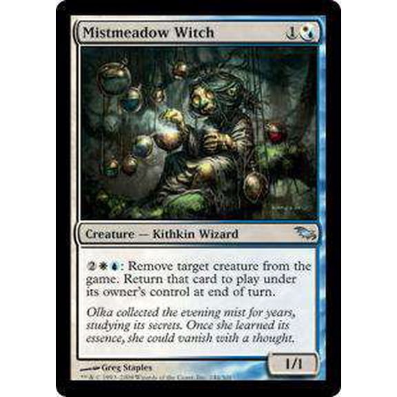 MtG Shadowmoor Uncommon Mistmeadow Witch #144