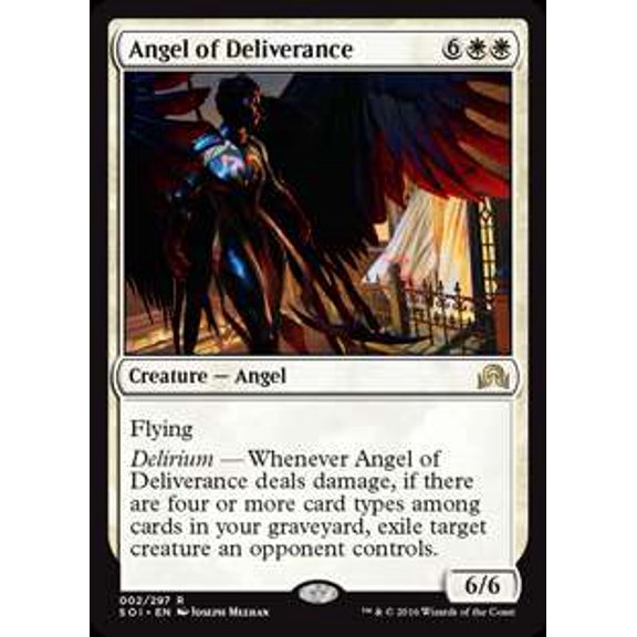 MtG Shadows Over Innistrad Rare Angel of Deliverance [FOIL] #2