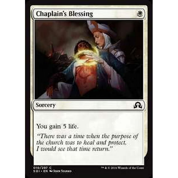 MtG Shadows Over Innistrad Common Chaplain's Blessing (Foil) #10