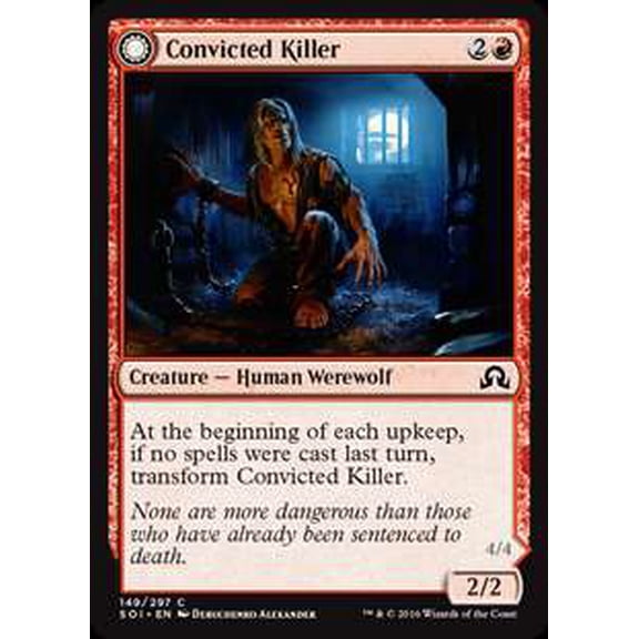 MtG Shadows Over Innistrad Common Convicted Killer #149