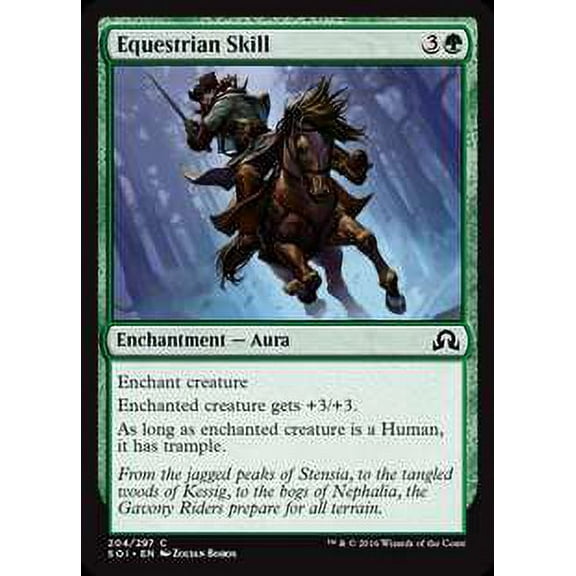 MtG Shadows Over Innistrad Common Equestrian Skill (Foil) #204