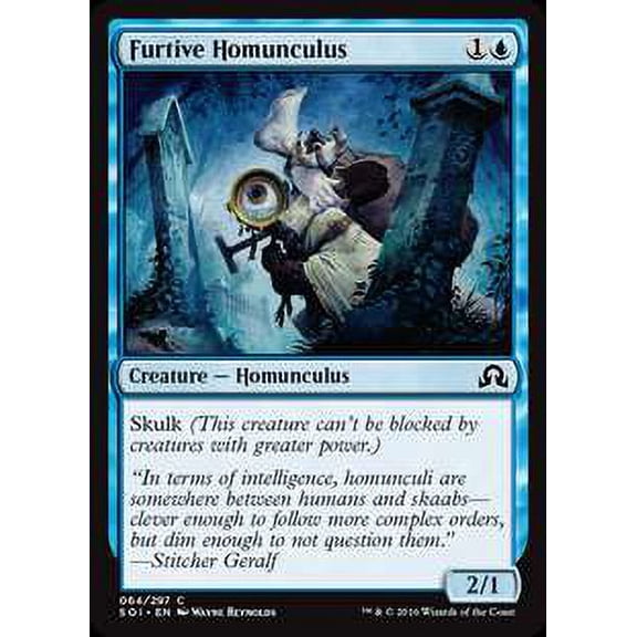 MtG Shadows Over Innistrad Common Furtive Homunculus #64