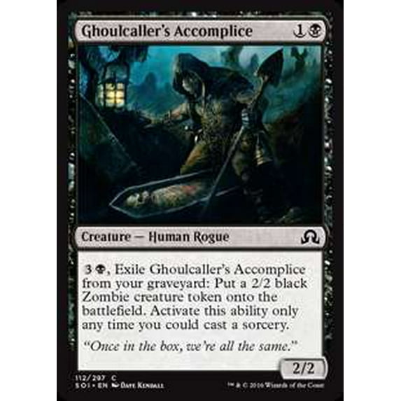 MtG Shadows Over Innistrad Common Ghoulcaller's Accomplice (Foil) #112