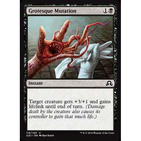 MtG Shadows Over Innistrad Common Grotesque Mutation (Foil) #115