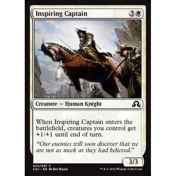 MtG Shadows Over Innistrad Common Inspiring Captain #25
