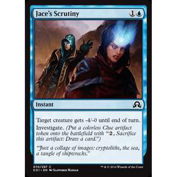 MtG Shadows Over Innistrad Common Jace's Scrutiny #70