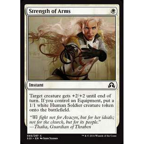 MtG Shadows Over Innistrad Common Strength of Arms #40