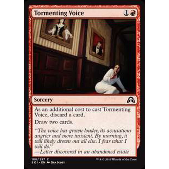 MtG Shadows Over Innistrad Common Tormenting Voice #186