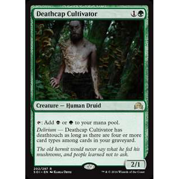 MtG Shadows Over Innistrad Rare Deathcap Cultivator (Foil) #202