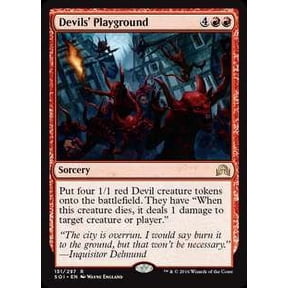 MtG Shadows Over Innistrad Rare Devils' Playground #151