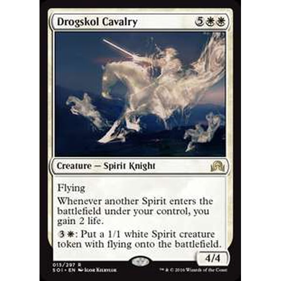 MtG Shadows Over Innistrad Rare Drogskol Cavalry (Foil) #15