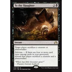 MtG Shadows Over Innistrad Rare To the Slaughter (Foil) #139
