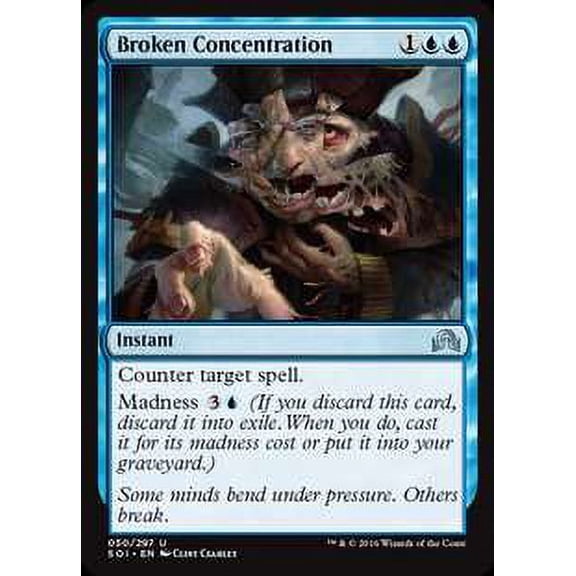 MtG Shadows Over Innistrad Uncommon Broken Concentration #50
