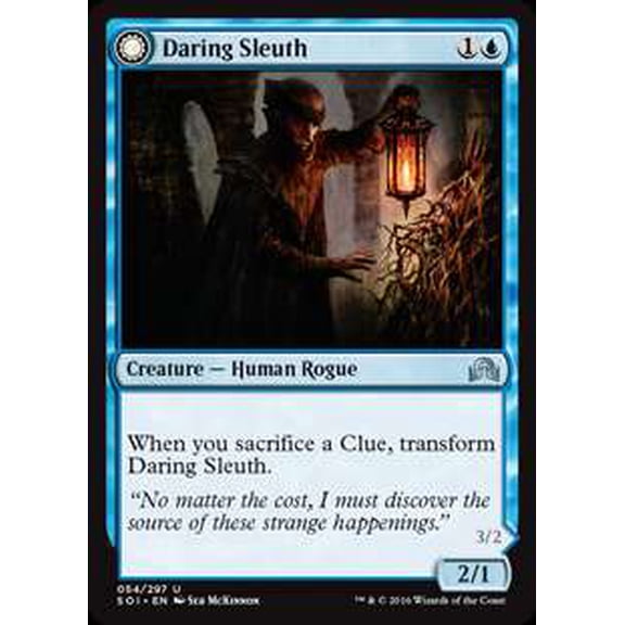 MtG Shadows Over Innistrad Uncommon Daring Sleuth #54
