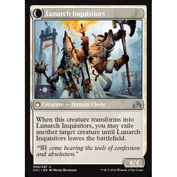 MtG Shadows Over Innistrad Uncommon Lunarch Inquisitors #6