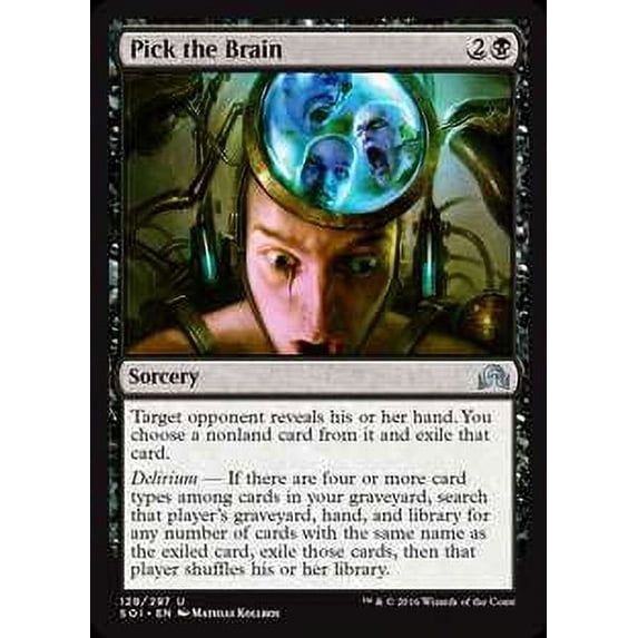 MtG Shadows Over Innistrad Uncommon Pick the Brain (Foil) #129