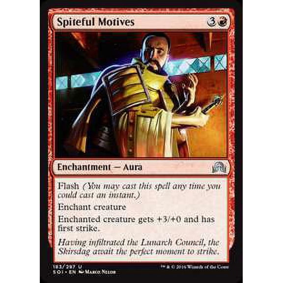 MtG Shadows Over Innistrad Uncommon Spiteful Motives #183