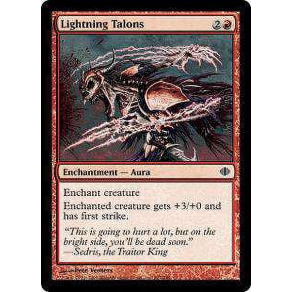 MtG Shards of Alara Common Lightning Talons #107
