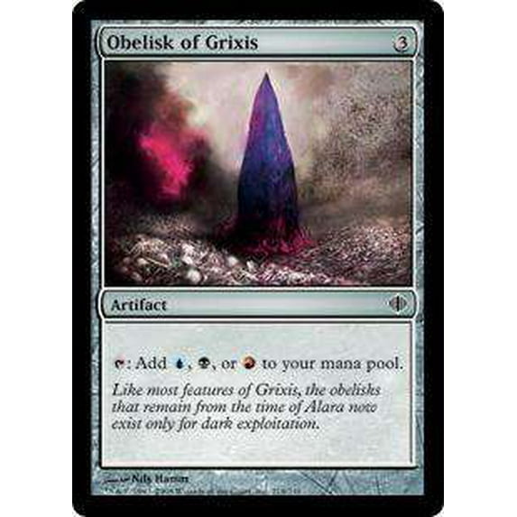MtG Shards of Alara Common Obelisk of Grixis #214
