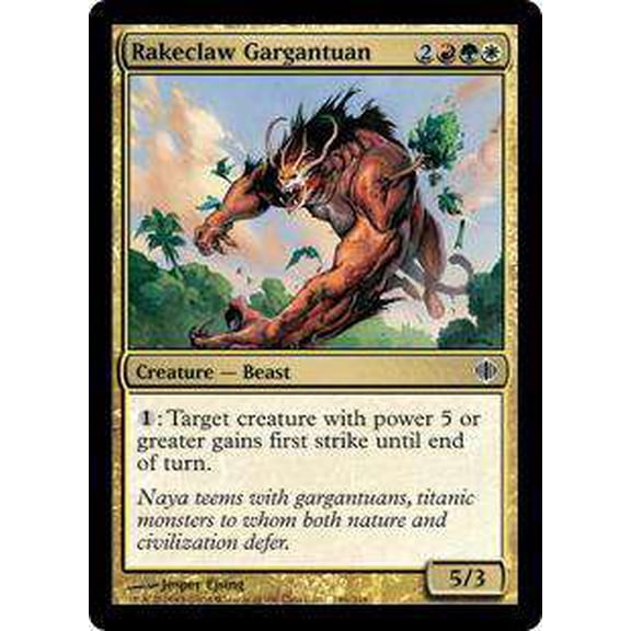 MtG Shards of Alara Common Rakeclaw Gargantuan #186