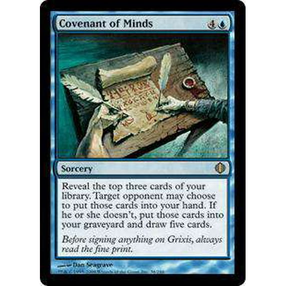 MtG Shards of Alara Rare Covenant of Minds #38